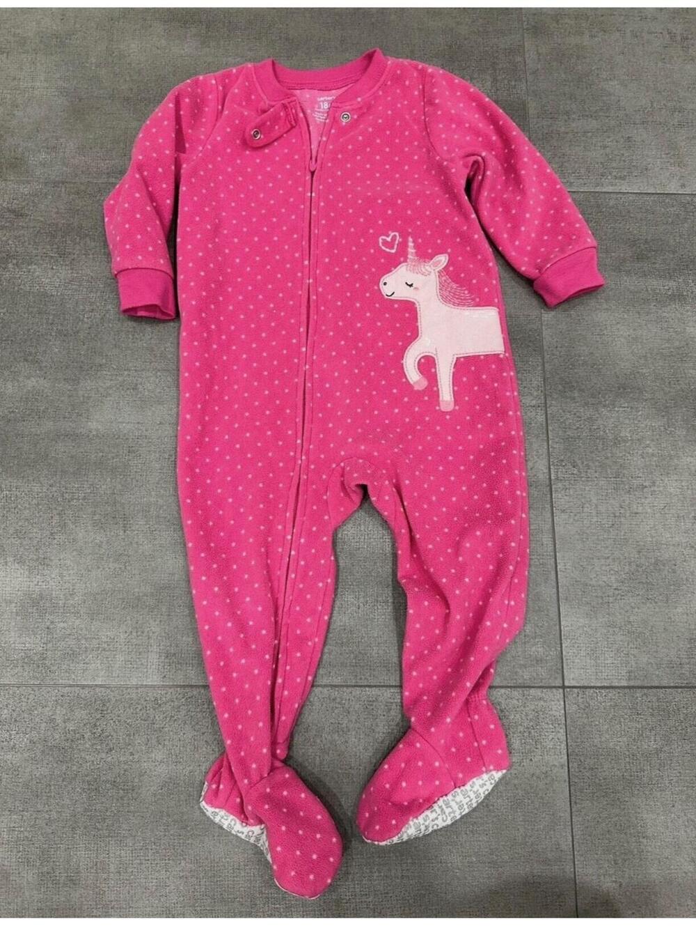 18m • Carter’s • Baby Toddler Girl Fleece Sleeper